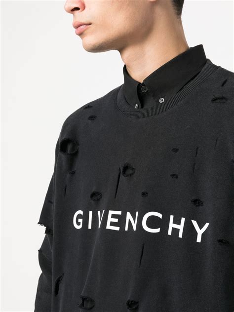 givenchy sweater ripped|givenchy sweaters for men.